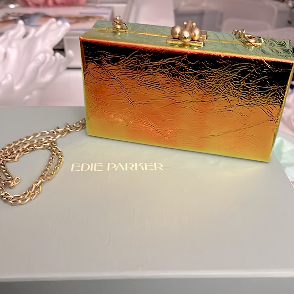 Edie Parker Holographic Clutch